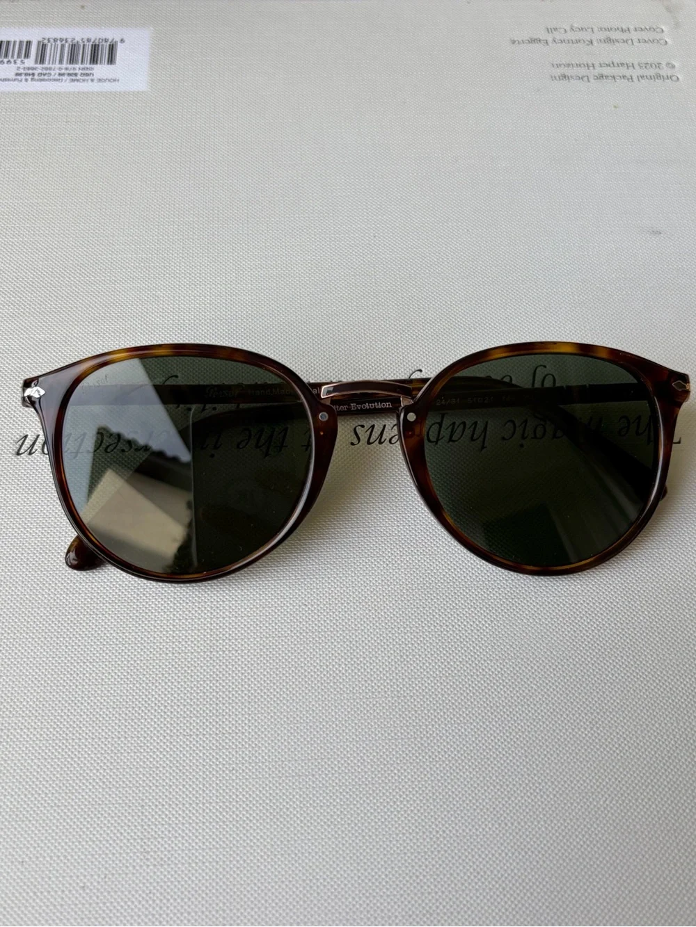 Persol PO3210S Typewriter Evolution Havana Green Sunglasses 51mm Unisex